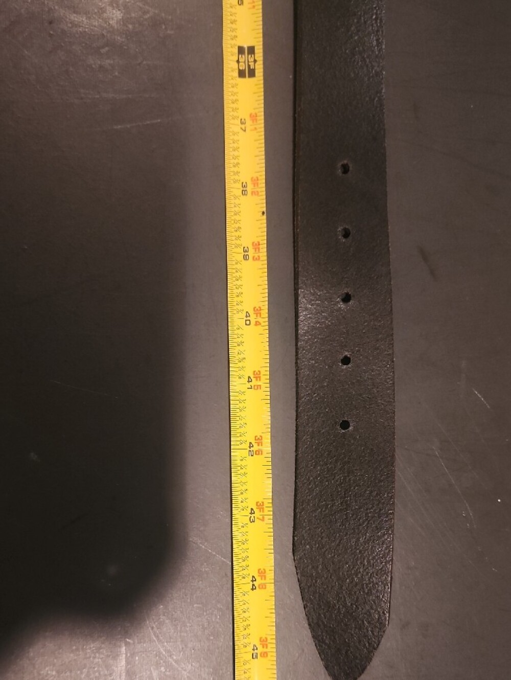 Ralph Lauren Black Leather Belt with Brass Buckle and Studs- vintage - Picture 9 of 11